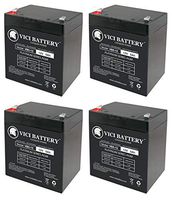 VICI Battery VB5-12 - 12V 5AH UPS Battery Replaces Vision CP1250, CP 1250-4 Pack Brand Product