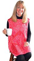 TidyTop Stylish Clothing Protector, Hearts, Adult Bib, 18" by 35"