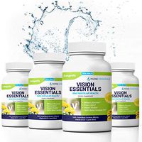 Marine Essentials Lutein and Zeaxanthin Supplements - “Vision Essentials” Pure Lutein Eye Supplement + Anti Oxidant Supplement Eye Vitamins (120 Capsules)