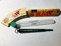 The Cone Roller with RAW Rolling Papers and Filters (Green)