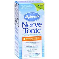 Hylands Homeopathic Nerve Tonic - Stress Relief - Calms Nervousness - Non Habit Forming - 100 Quick Dissolving Tablets (Pack of 2)