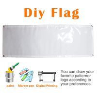 QSUM DIY Blank Custom Congratulations Banner, Reusable Handheld Portable Rolling Itself Up Pocket Banner- Great for Sports, Concerts, Cheer, Team Spirit (18 inch X 48 inch)