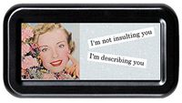 I'm Not Insulting You, I'm Describing You Sarcasm Funny Retro Tampon Case