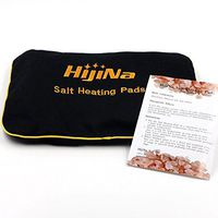 Salt Heating Pad by HijiNa – Size 10x7x1”, 2lbs Himalayan Natural Crystal Salt and Others, Microwaveable Heating Pads, stays warm for quite awhile