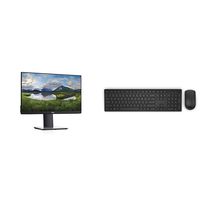 Dell P Series 21.5" Screen LED-Lit Monitor Black (P2219H) Bundle with Dell KM636 Wireless Keyboard & Mouse Combo (5WH32)