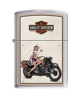 Zippo Harley-Davidson US Marine Brushed Chrome Pocket Lighter