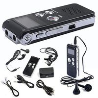 8GB Rechargeable Digital Audio Voice Recorder Dictaphone Telephone MP3 Player