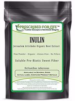 Organic Inulin Powder | 100% Pure Superfood | Supports Digestive Health | Gluten Free, Vegan, Non-GMO | Jerusalem Artichoke Powder | FOS Prebiotic Fiber (12 oz / 340 g)