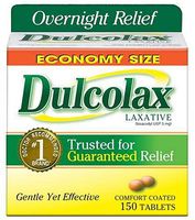 Dulcolax Laxative, Tablets, 150 Count