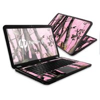 Mightyskins Skin Compatible with Hp Pavilion G6 Laptop with 15.6" Screen Wrap Sticker Skins Pink Tree Camo