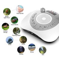 LNLN Rechargeable White Noise Machine, Intelligent Timed Sleep Aid, Baby Comfort Sleep Instrument, 10 Kinds of Natural Soothing Sound, 3 Timing