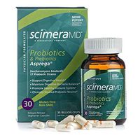 Scimera MD Bioscience, ASPREGA Complete Probiotic, Gastrointestinal Health Formulation, 12 Powerful Probiotic Strains, Gluten Free and NON GMO, Vegetarian Capsules (30 Capsules)