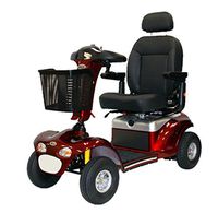 Shoprider - Sprinter XL4 Deluxe - Heavy Duty Scooter - 4-Wheel - Burgundy