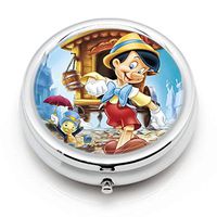 DISNEY COLLECTION Pill Case Painting Pinocchio 3 Sets Water Rust Proof Travel Portable Daily Medicine Pill Box