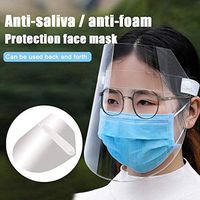 5 Pack Face Shield Protect Eyes and Face with Protective Clear Film Elastic Band