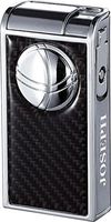 Personalized Visol Infinity Double Torch Carbon Fiber Chrome Cigar Lighter with Free Laser Engraving