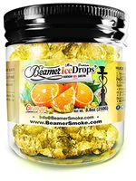 Orange 250G Ultra Premium Beamer Ice Drops Hookah Shisha Smoking Gel. Each Bowl Lasts 2-4 Hours! USA Made, Huge Clouds, Amazing Taste! Better Taste & Clouds Than Tobacco!
