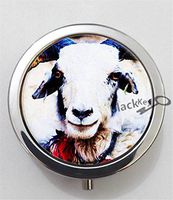 BlackKey Sheep 3-Compartment Decorative Pocket Gift Box Case Organizer for Pill, Color 1 -2175