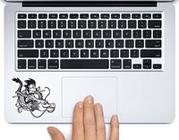 Son Goku Shen Long Dragonball Printed Trackpad Clear Vinyl Decal Sticker Compatible with Apple MacBook Pro Air 11" 12" 13" 15" All Years Laptop Trackpad Keyboard (15" Macbook Pro Retina)