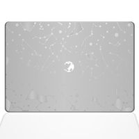 The Decal Guru Constellations Decal Vinyl Sticker, 13" MacBook Pro (2016 & Newer Models), Silver (1384-MAC-13X-S)