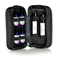 8-Bottle Essential Oil Roll-Ons Pocket Presenter Case-Black
