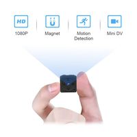 Mini Spy Camera Wireless Hidden, MHDYT Full HD 1080P Portable Small Covert Home Nanny Cam with Motion Detection and Night Vision, Indoor/Outdoor Micro Security Surveillance Hidden Camera