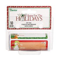 Darice Christmas Gift Tags: 3 X 1", 50 Pack