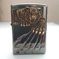 Zippo Tiger Claw BI Lighter/Genuine Authentic/Original Packing (6 Flints Set Free Gift)