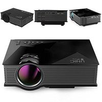 Amorus UNIC UC46 Portable 1080P WiFi LED Projector Support DLNA/iOS8 & iOS9 Airplay/ Airmirror/Android Miracast/Microsoft Windows8.1/10, 800x480 Resolution