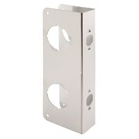 Prime-Line U 10539 Lock and Door Reinforcer Reinforce and Repair Doors, Add Extra Security to your Home and Prevent Unauthorized Entry, 5-1/2 in, 2-3/8' x 1-3/4 in, Stainless Steel
