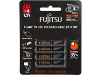 4 Fujitsu AAA Ready-to-use HR4UTHC 950mAh (Min. 900mAh) rechargeable battery NiMH 1.2V Made in Japan