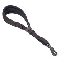 Neotech Pad-It Strap, Black, Regular, Swivel Hook Saxophone Strap (3901162)