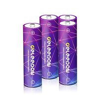 Deleepow AA Rechargeable Batteries, 4 Counts 1.5V Lithium Batteries Cell 3200mWh Long Lasting Rechargeable AA Batteries - Storage Boxes Included