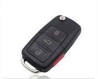 Heart Horse 4 Buttons 3+1 Panic Just Case Keyless Entry Remote Control Key Fob Shell Replacement for VW Volkswagen Passat Jetta Golf EOS GTI Rabbit Beetle