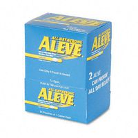 Aleve Pain Reliever Tablets, 50 Packs/Box