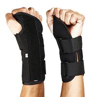 CFR One Piece Breathable Wrap Wrist Braces Black,M Right Hand for Treating Arthritis, Sprains, Strains, Trigger Thumb by UPS