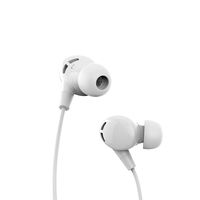 ORICO in-Ear Headphones Earphones with Stereo Pure Sound, Ergonomic Comfort Design with Microphones for Phones Pad Tablets Laptop - White