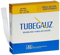 Tubegauz Tubular Bandages Size 1 for Small Fingers and Toes 5/8"W x 50yds