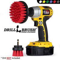 Drill Brush - Cordless Drill - Drill Brush Attachment - Cleaning Brush for Drill - Drill Brush Set - Drill Scrubber - Drill Attachments - Outdoor - Concrete - Garden - Patio - Bird Bath - Headstones