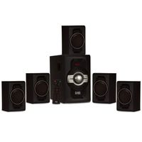 Acoustic Audio AA5240 Home Theater 5.1 Bluetooth Speaker System with USB and SD Inputs