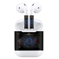 OSMspace Vinyl Wrap Earphone Earpiece for AirPods Skins Protective Decal Sticker (R)
