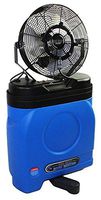 Ventamatic CDMP 1420BLU 14" Premium Misting Fan, 20 Gal Cooler, Blue/Black