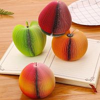 URBeauty 4Pcs Mixed Novelty 3D Fruit Shape Memo Note Pads Unusual Gift Office Notepad You Will Have Different Kinds Set of 4 Style Random