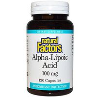 Natural Factors - Alpha-Lipoic Acid 100mg, Antioxidant Support, 120 Capsules