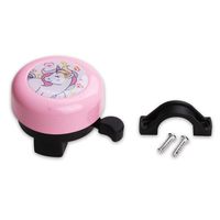 Mini-Factory Bike Bell for Kid Girls, Cute Pink Girly Unicorn Children's Bike Accessory Safe Cycling Ring Horn for Bicycle Handlebar