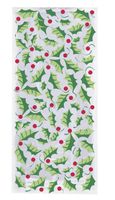 Pack of 20 Holly & Berries Christmas Loot Bags Party Sacks Gift Bag