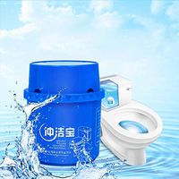 Hankyky Amazing Toilet Cleaner Magic Flush Bottled Helper Automatic Toilet Bowl Cleaner Blue Bubble Toilet Tank and Bathroom Cleaning System Deodorize Decontamination for Home Public