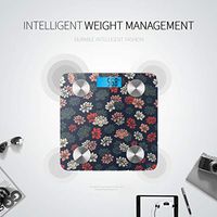 Bluetooth Scale Comfortable Quiet Fitness Motion Yoga Weight Scales for People Body Fat Composition Monitor Analyzer with Smartphone App for Body Management-396lbs