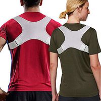 CFR Back Posture Corrector-Adjustable Figure & Clavicle Support Posture Brace for Slouching & Hunching,Shoulder Support, Upper Back & Neck Pain Relief,Gary,One Size