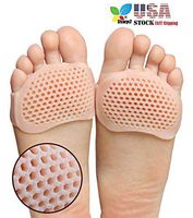 Premium Metatarsal Pads for Men & Women, Stcorps7 Breathable Soft Gel Foot Pads for Athletes, Morton's Neuroma, High Heels, Bunions, Running & More,Calluses,Blisters,Forefoot Pain Relief